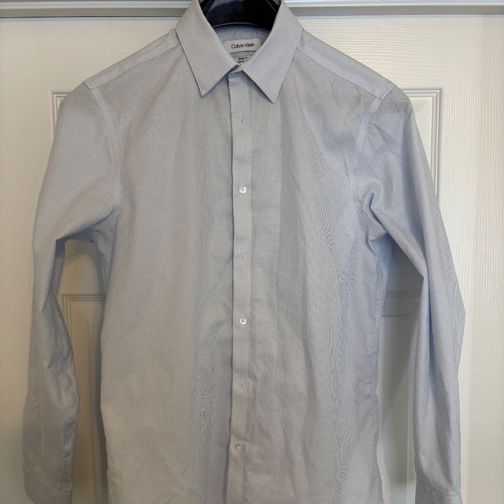 Calvin Klein Steel+ Button-Down Dress Shirt